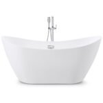Free Standing Acrylic Bathtub With Adjustable Legs1700 × 800 × 750