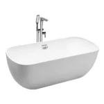 Free Standing Acrylic Bathtub With Adjustable Legs