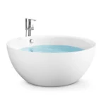 Free Standing Acrylic Bathtub With Adjustable Legs