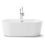 Free Standing Acrylic Bathtub With Adjustable Legs