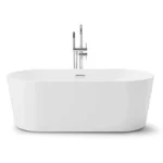 Free Standing Acrylic Bathtub With Adjustable Legs
