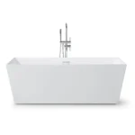 Free Standing Acrylic Bathtub With Adjustable Legs