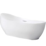 Free Standing Acrylic Bathtub With Adjustable Legs